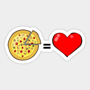 Love Pizza Sticker